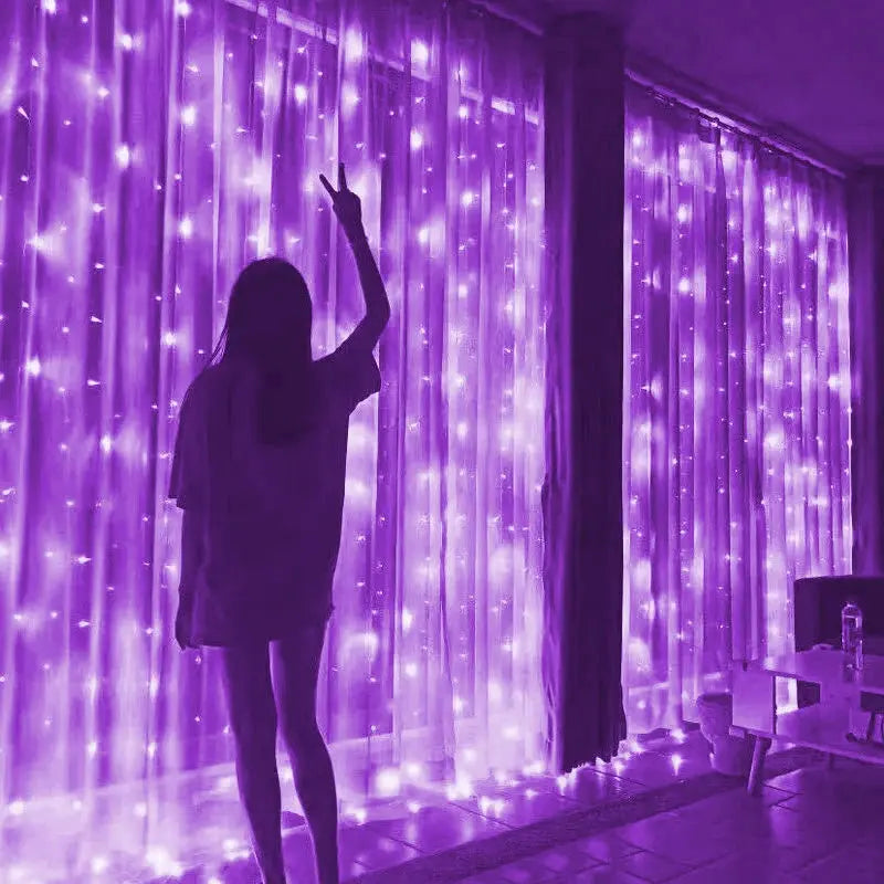 Belle veilleuse  lumineux rideau 