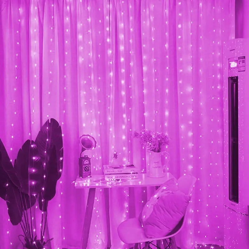Belle veilleuse  lumineux rideau 