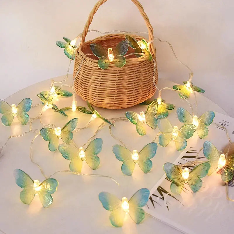 Jolie veilleuse papillon  pour noël