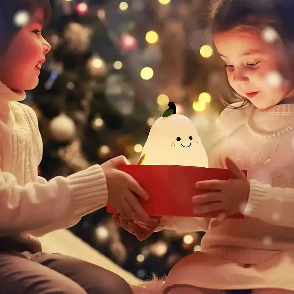 Une belle cadeau avec la veilleuse poire