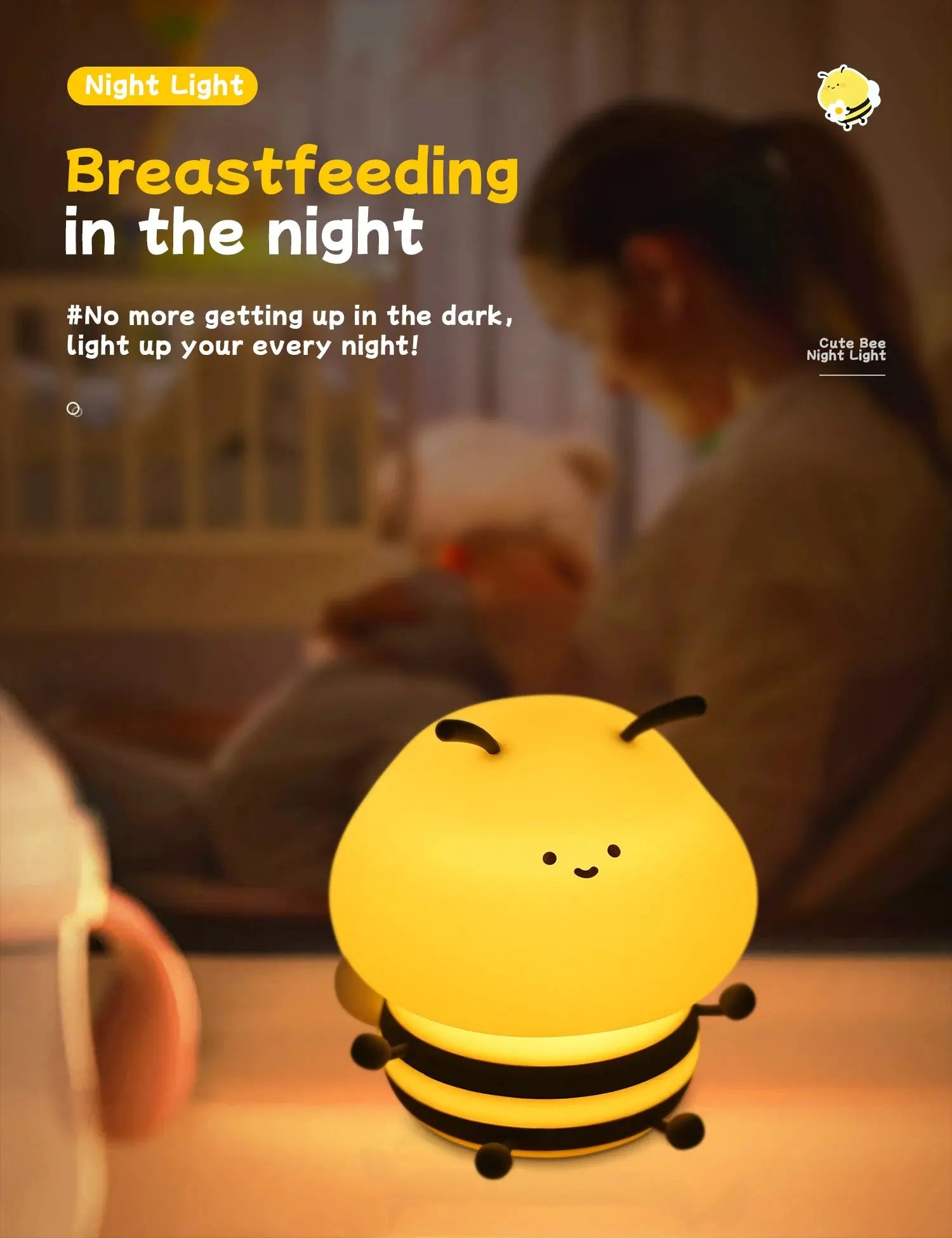 Veilleuse abeille pour enfants