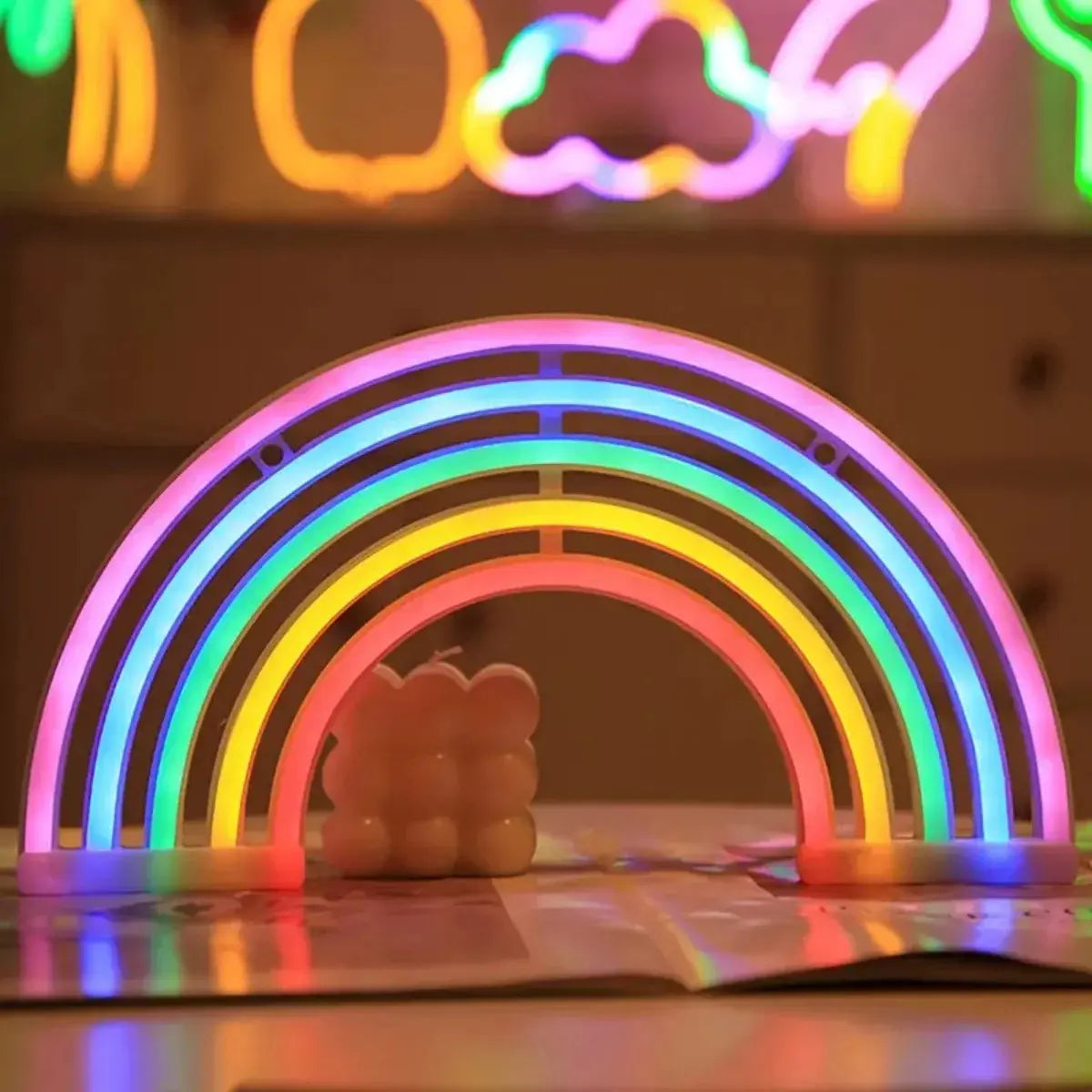 Veilleuse arc en ciel enfants