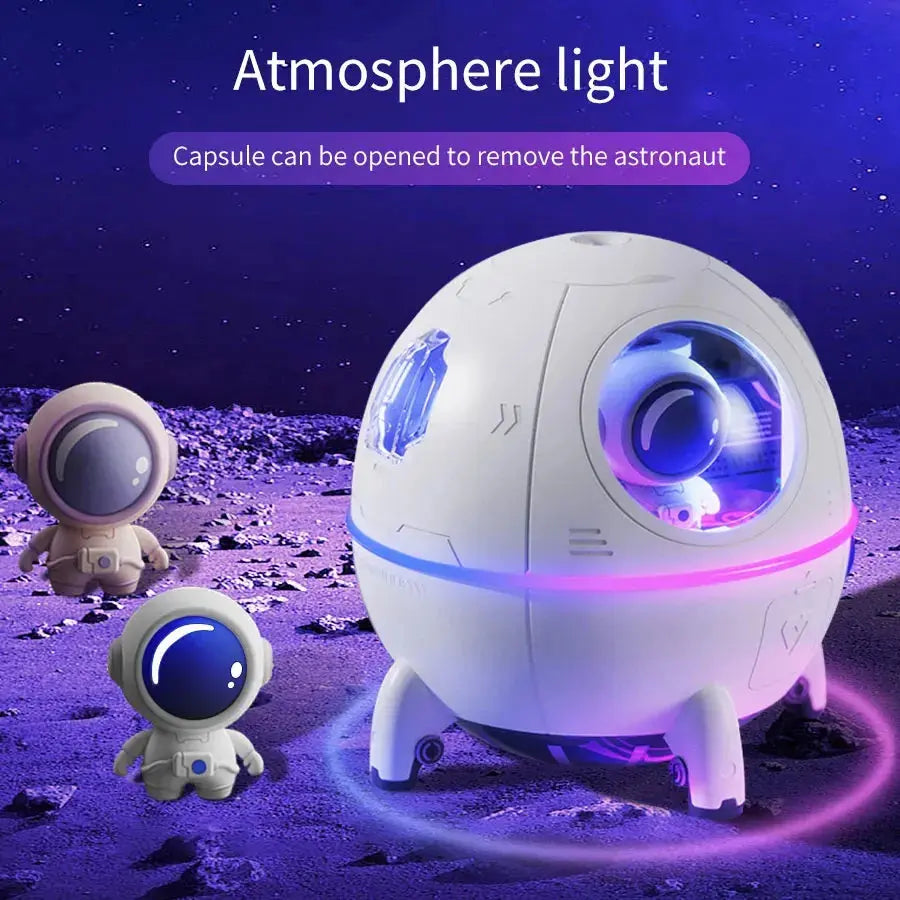 Veilleuse astronaute avec diffuseur - LuxNuit