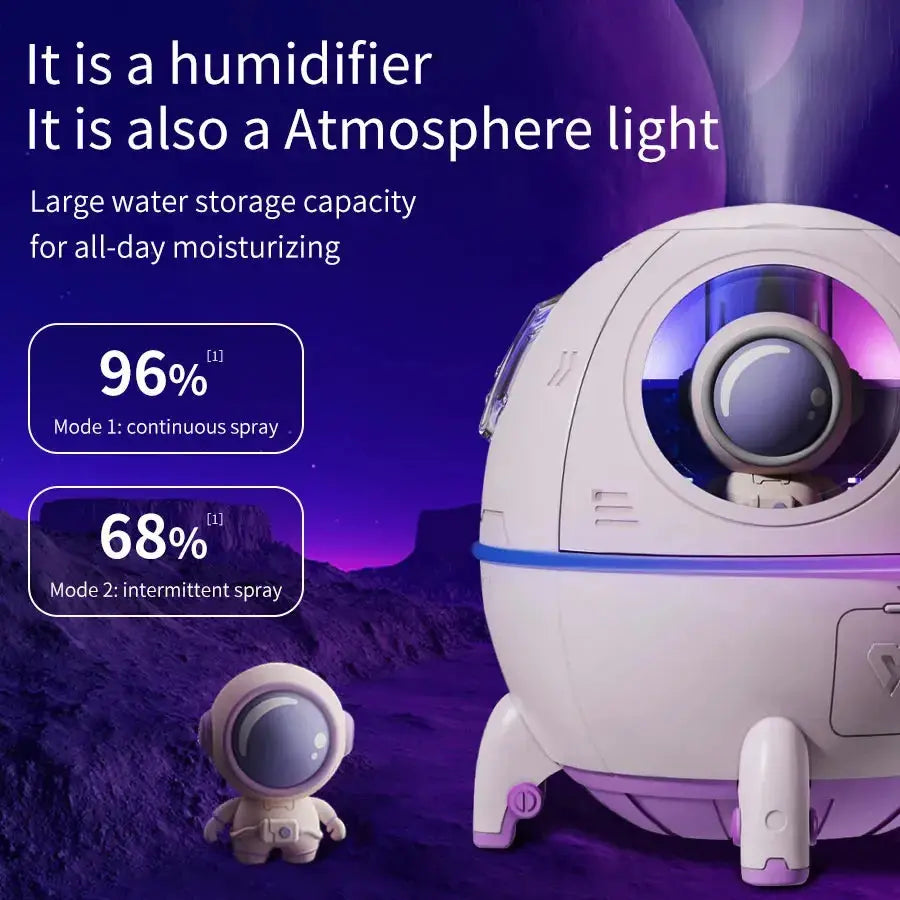 Veilleuse astronaute avec diffuseur - LuxNuit