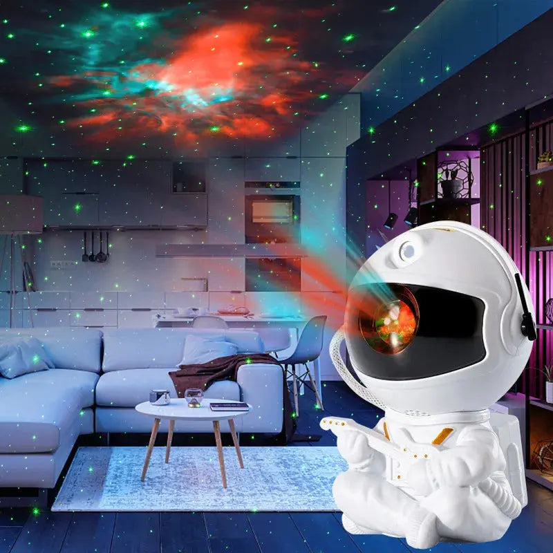 Veilleuse astronautes blanc