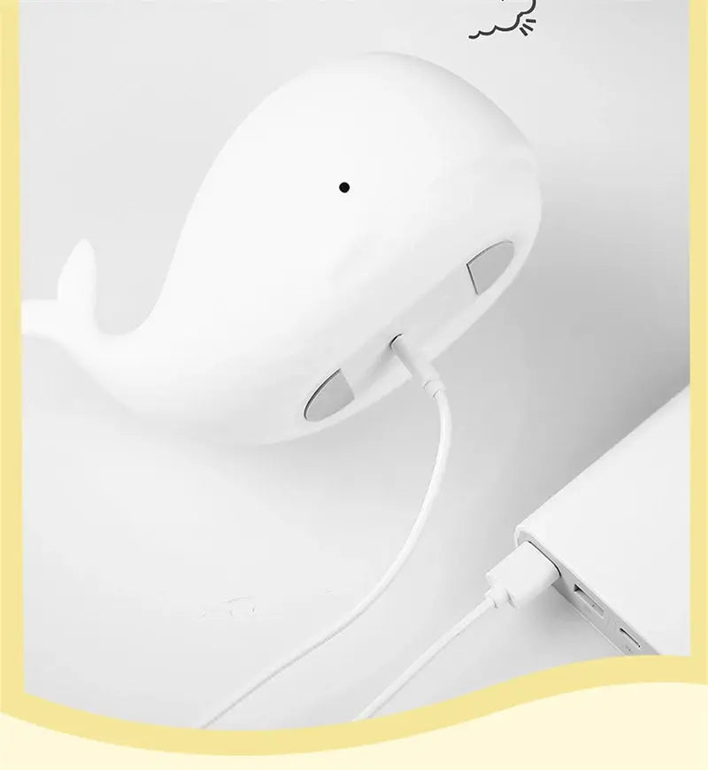 Veilleuse baleine avec USB