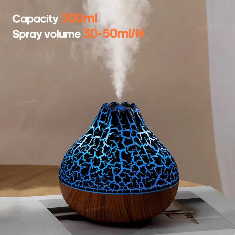 Veilleuse bleu avec humidificateur d'air