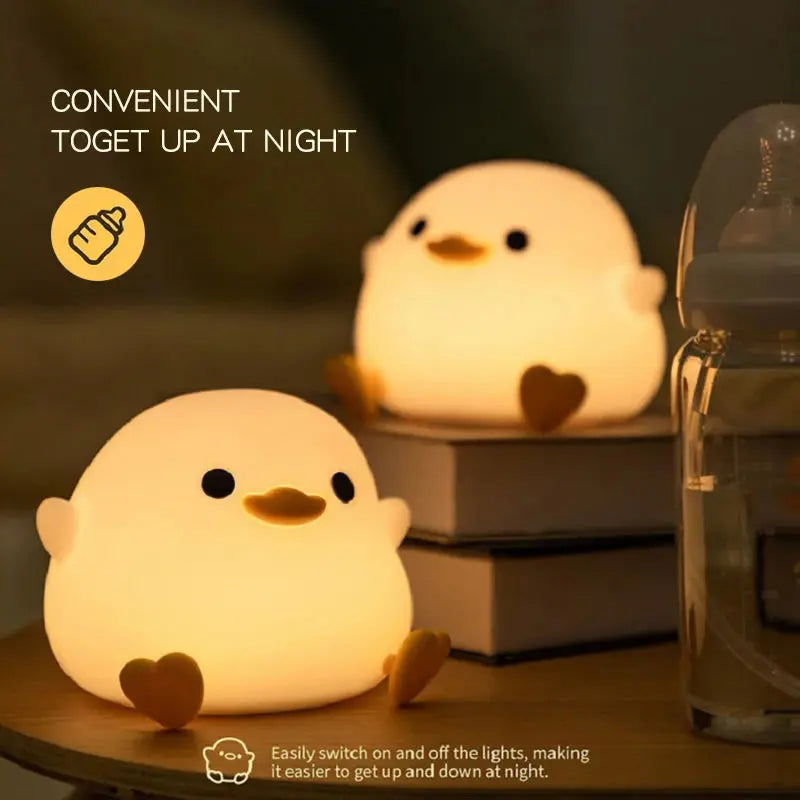 Veilleuse canard pour allaiter bébé