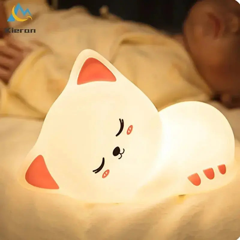 Veilleuse chat pour bébé