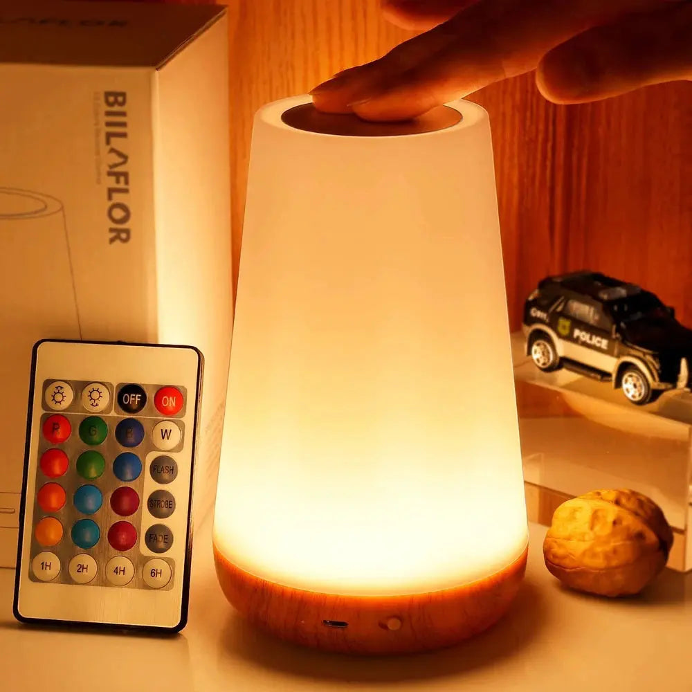Veilleuse chevet avec télécommande