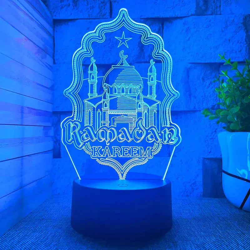 Veilleuse coranique Blue