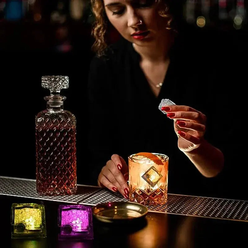 Veilleuse cube glace pour cola