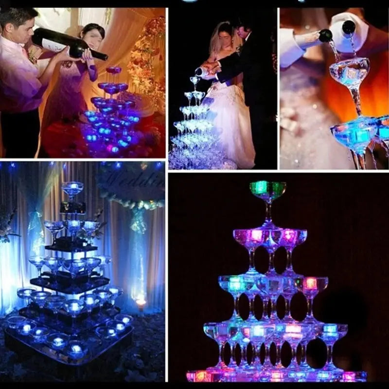 Veilleuse cube glace pour mariage