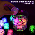 Veilleuse cube glace pour verre 