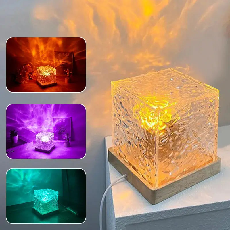 Veilleuse à effet flamme jolie couleur
