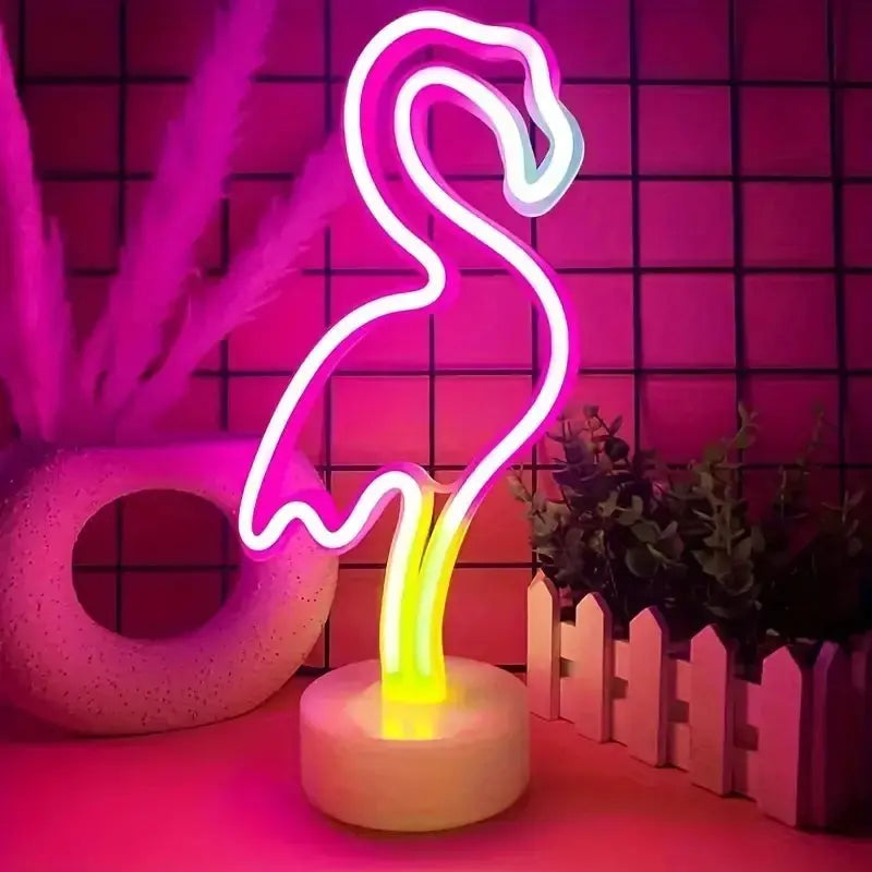Veilleuse flamant rose