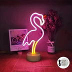 Veilleuse flamant rose enfant