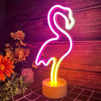 Veilleuse flamant rose nomade