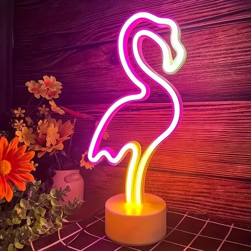 Veilleuse flamant rose nomade
