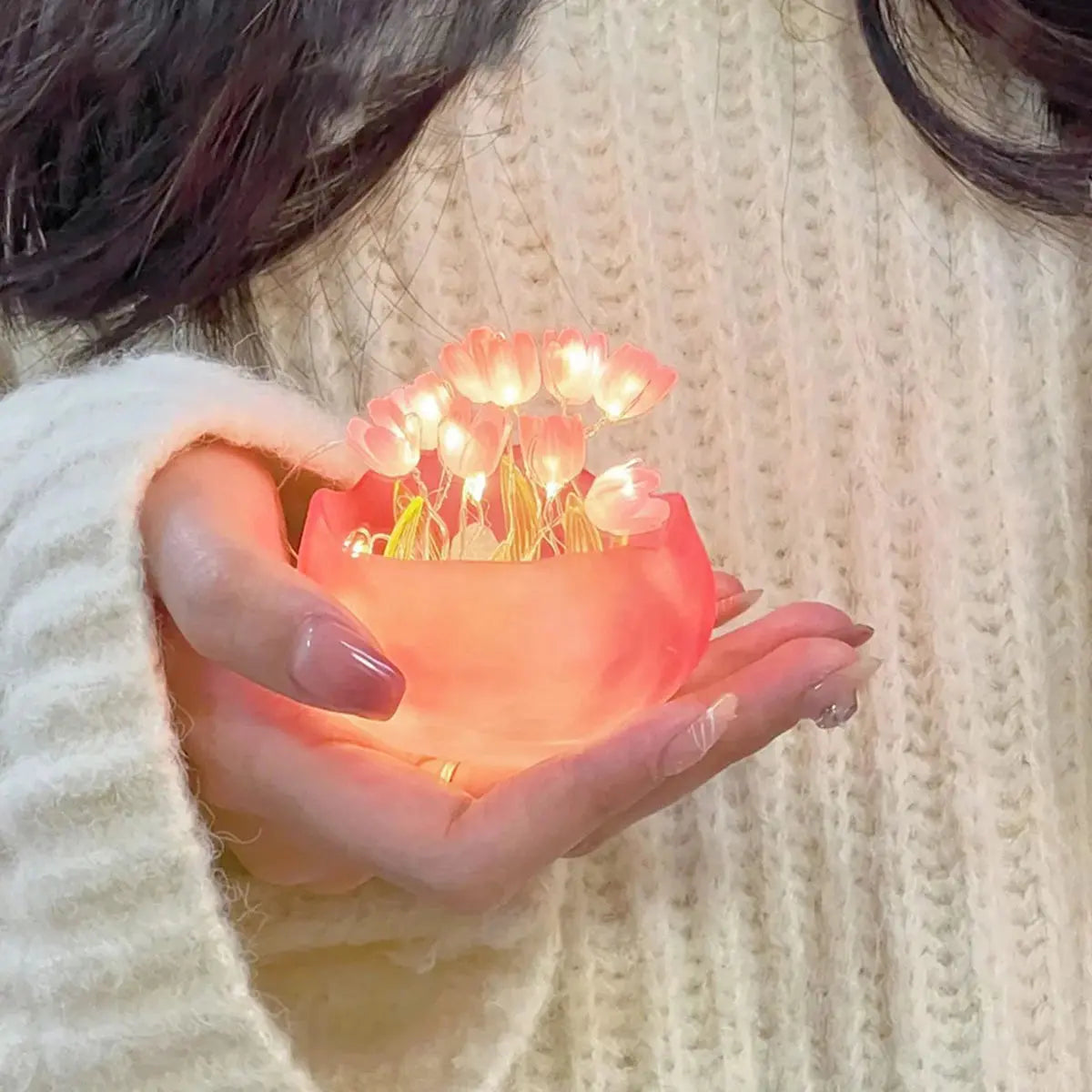 Veilleuse fleur mignon