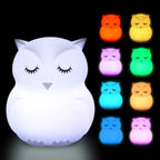 Veilleuse hibou blanc