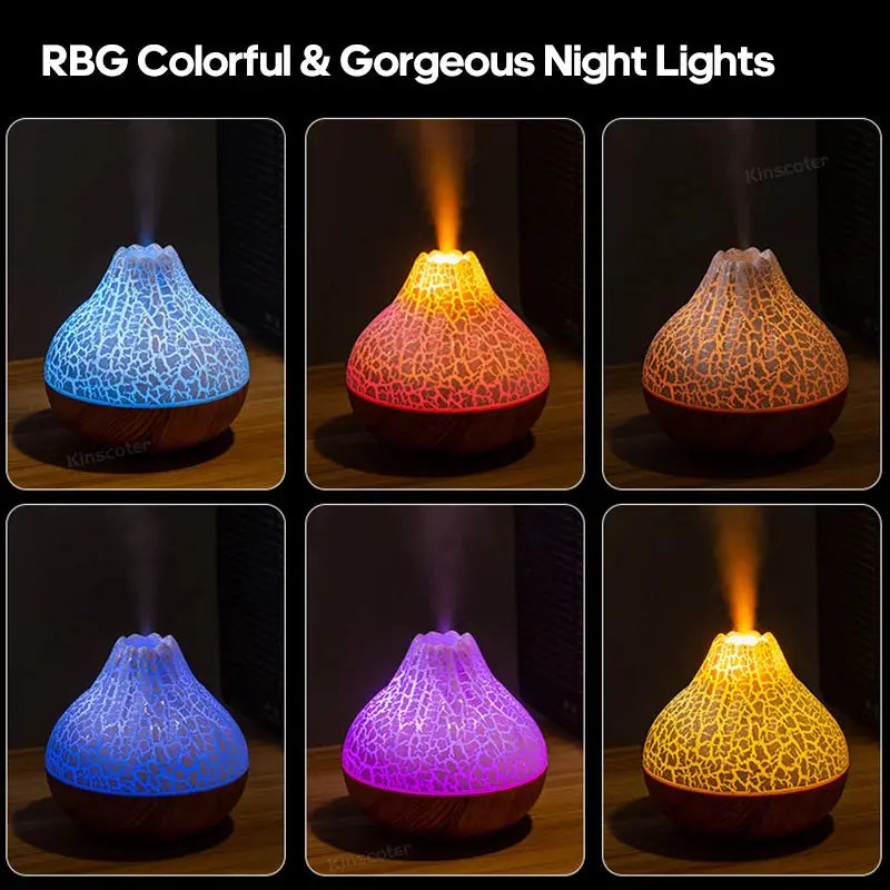 Veilleuse lumineux avec humidificateur d'air