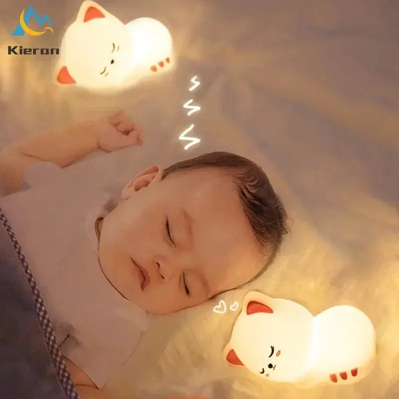 Veilleuse chat pour bébé