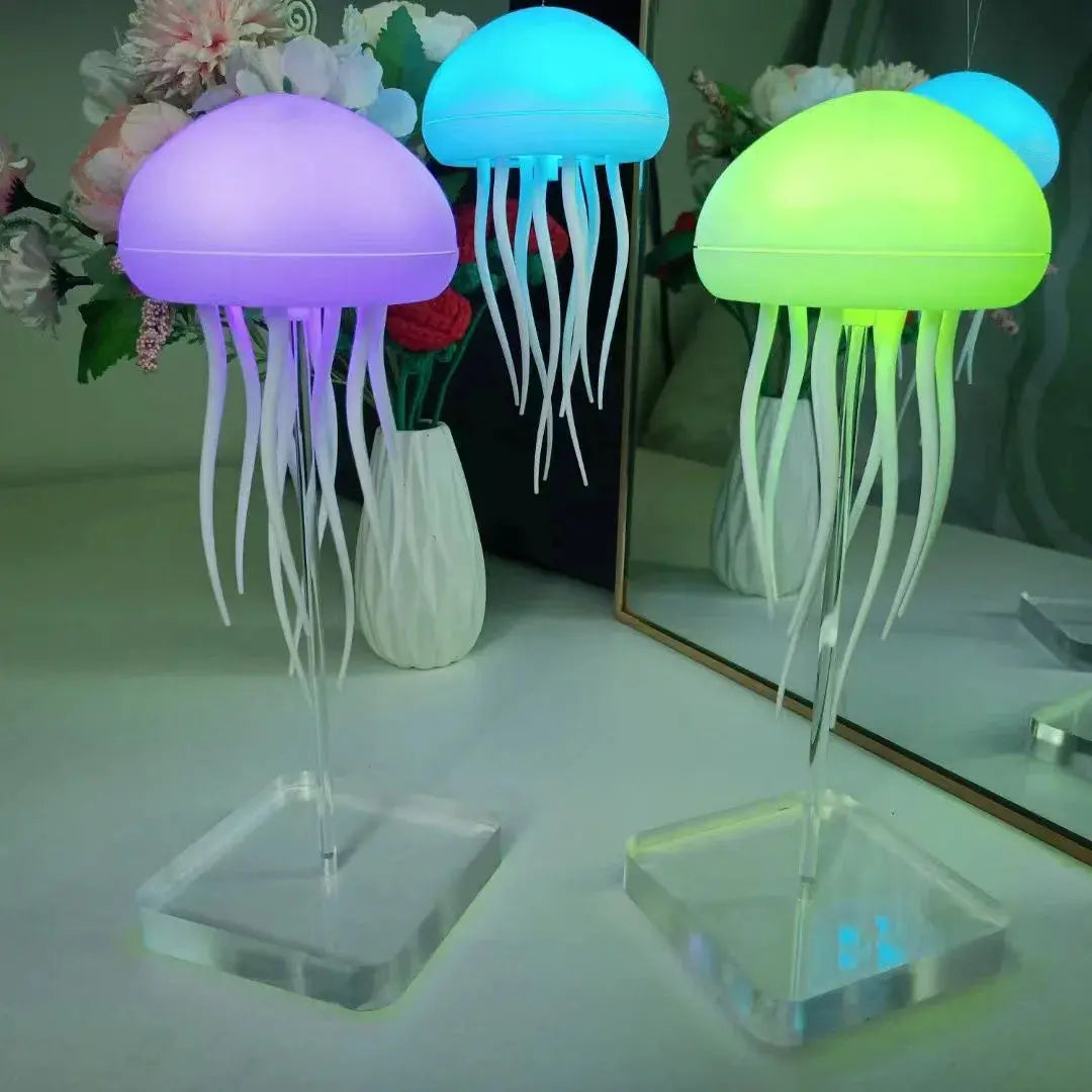 Veilleuse méduse lumineuse décoration 