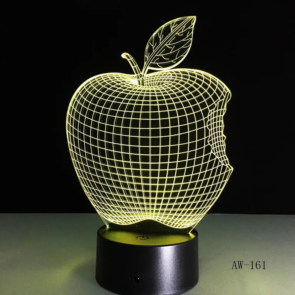 Veilleuse pomme jaune